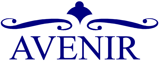 柏・我孫子で美容室・ネイル・マツエクを展開している「AVENIR（アブニール）」のロゴ